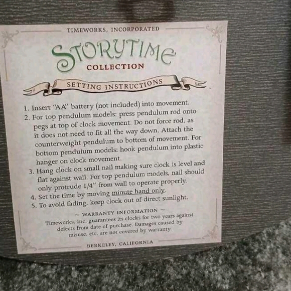 Wall Clock Timeworks - Picture 3 of 3